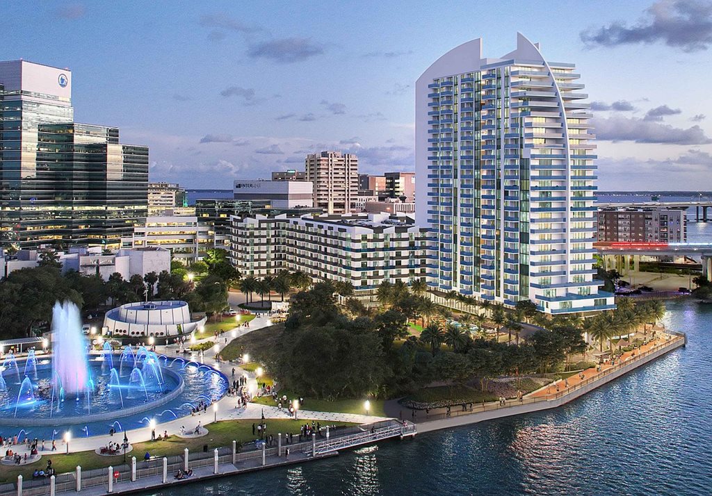 Rendering of Related Southbank multifamily development