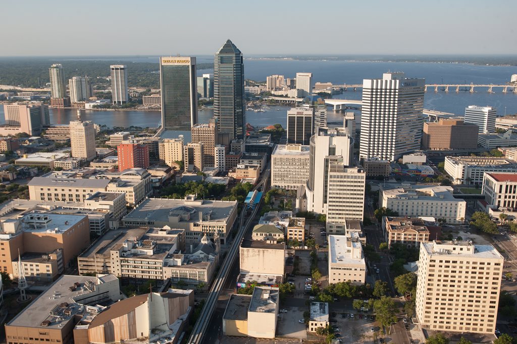 Aerial Image of Downtown Jacksonville